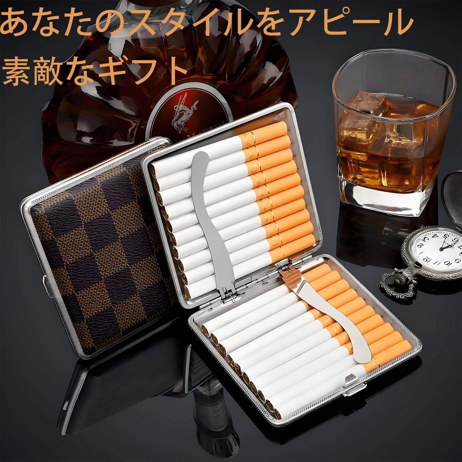 Amazon | BaraRose タバコケース シガレットケース 手巻きタバコ用